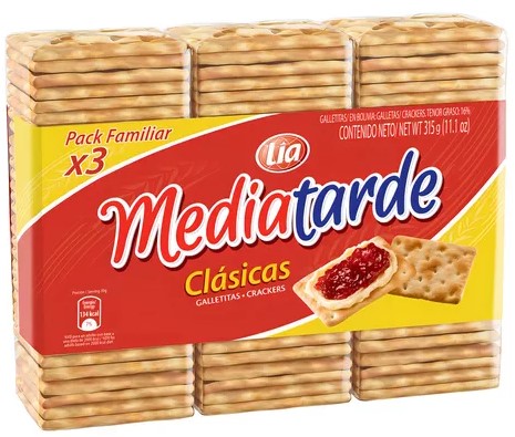 MEDIATARDE GALLETITAS x3 105gr x14