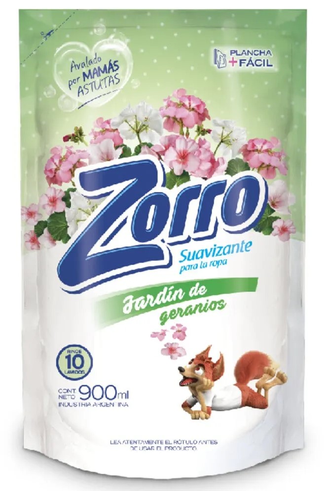ZORRO SUAV JARDIN GERANIOS 14x900ML