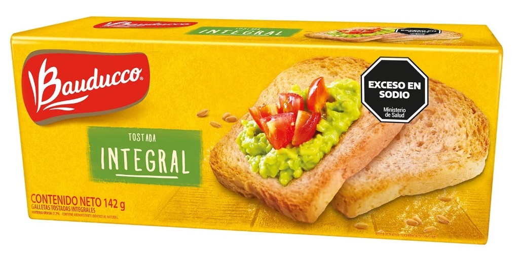 BAUDUCCO TOSTADA INTEGRAL 142gr x36
