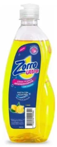 DETERGENTE ZORRO ULTRA LIMON 16x300ML