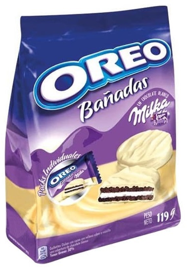 OREO BAÑADA CHOC.BLANCO 16UX119gr
