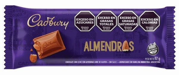 CHOCOLATE TAB.CADBURY ALMENDRAS 28u X 82 GR