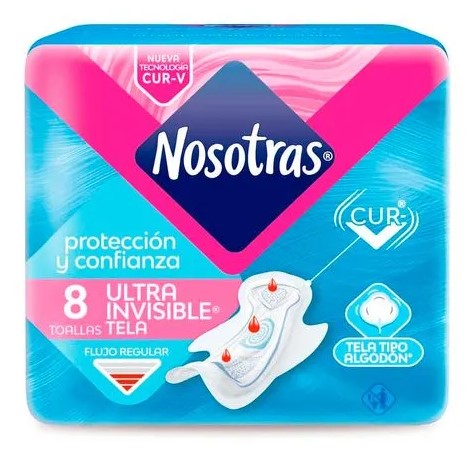 TOALL. NOSOTRAS ULTRA INVIS. CURV 30X8 (9760)