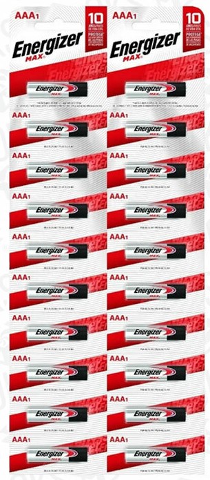 DISPLAY ENERGIZER AAAx1 20D 6B