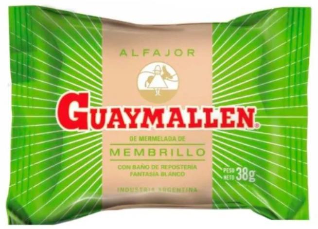 ALFAJOR GUAYMALLEN FRUTA X40U
