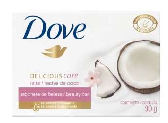 DOVE JABON NUTRICION INDULGENTE  / LECHE DE COCO 90gr x48