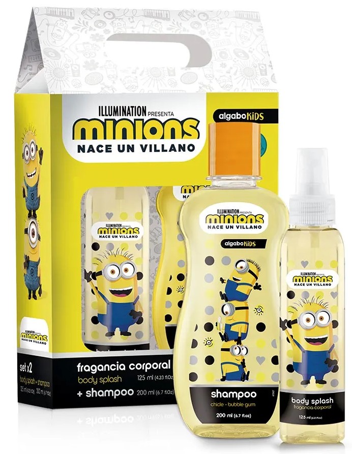 SET ALGABO MINIONS BODY SP 125ML SH 200ML