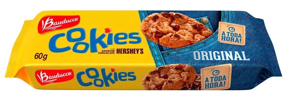 DISPLAY BAUDUCCO COOKIES ORIGINAL 60gr x12 (B/6)