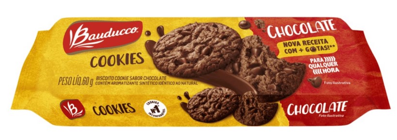 DISPLAY BAUDUCCO COOKIES CHOCOLATE 60gr x12 (B/6)