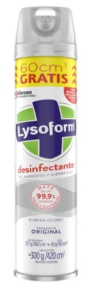 LYSOFORM DESINFECTANTE ORIGINAL BONUS 420ML 12U