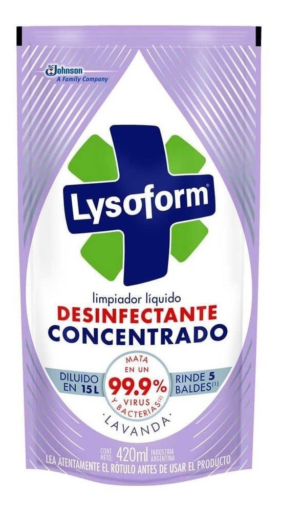 LYSOFORM CONCENTRADO LAVANDA DP 420ML 12U