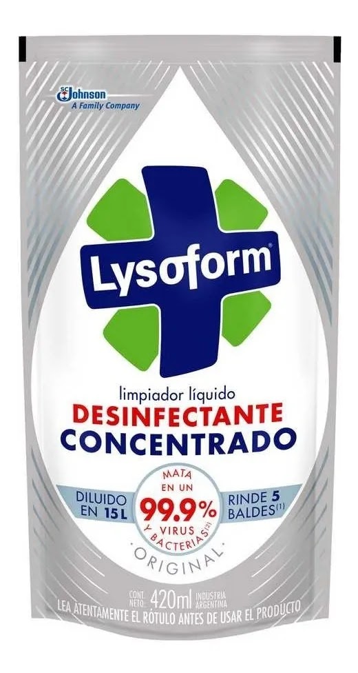 LYSOFORM CONCENTRADO ORIGINAL DP 420ML 12U