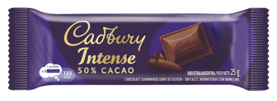 DISPLAY CADBURY INTENSE 24gr x12 (12/B)