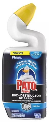 GEL LIMPIADOR PATO SARRO MARINA 500ML 12U