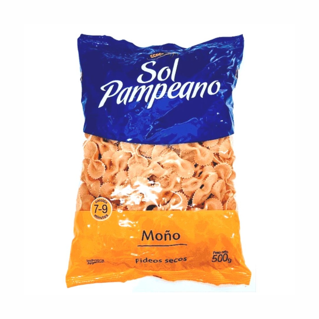 SOL PAMPEANO FIDEOS MOÑO 500gr x15