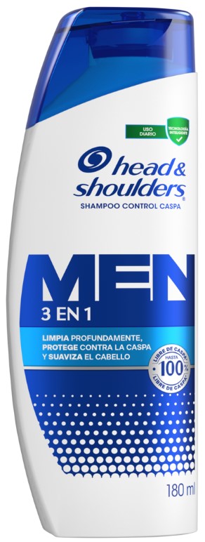HEAD & SHOULDERS SH 3 EN 1 180ml x12