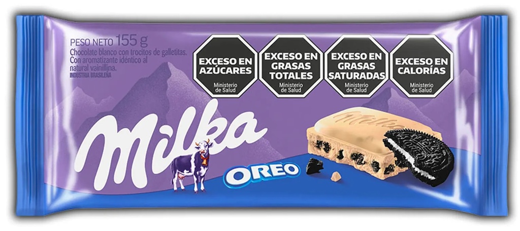 UNIDAD MILKA TABLETA OREO BLANCO 12U X 155GR (B/4