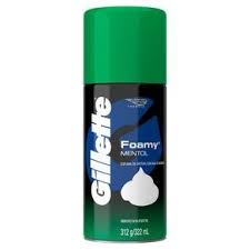 ESPUMA GILLETTE FOAMY MENTOL 312g
