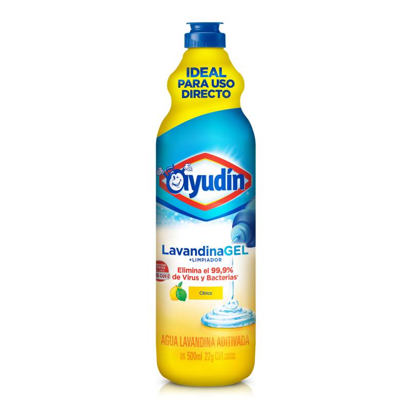 AYUDIN LAV. GEL CITRICA 500ML X15