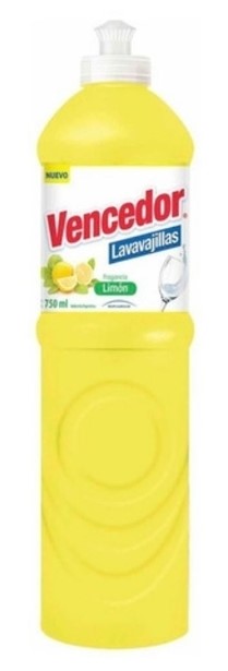 VENCEDOR DETERGENTE LIMON X 750ML X 18U x BULTO