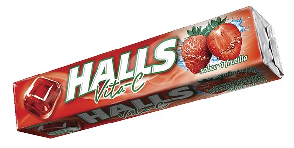 DISPLAY HALLS VITA C FRUTILLA 24X12 (B/24)