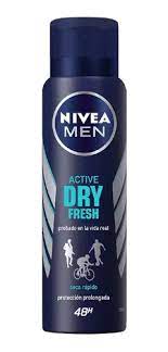 NIVEA AER MEN DRY FRESH X 150ML X 12U X BULTO