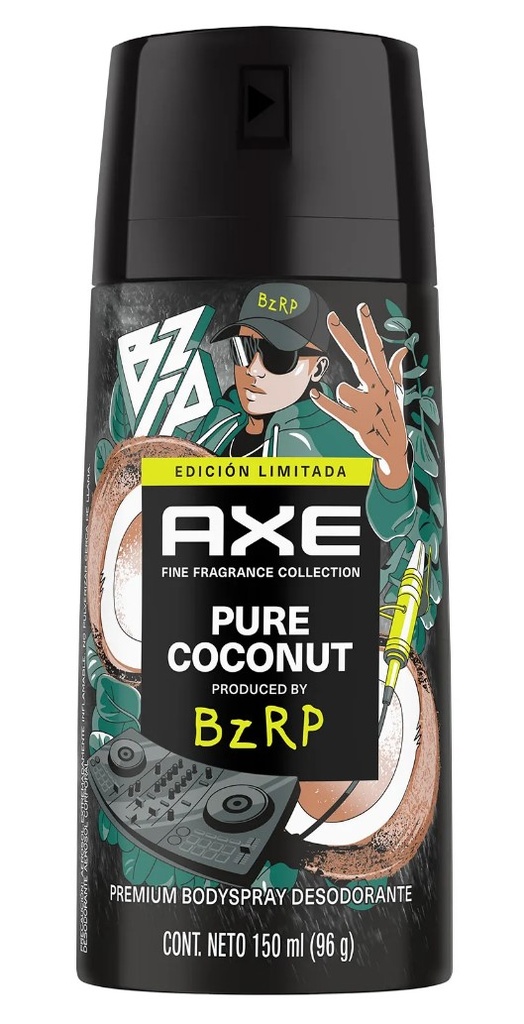 AXE DEO AEROSOL BS BZRP COCO 150ml x12