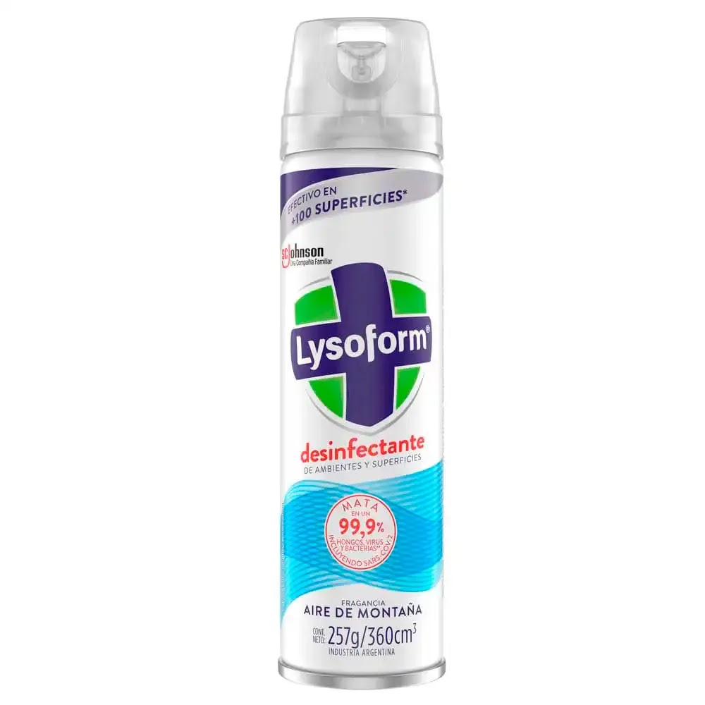 LYSOFORM DESINFECT MONTAÑA 12U 380ML