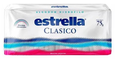 ESTRELLA ALGODON CLASICO 75g X60