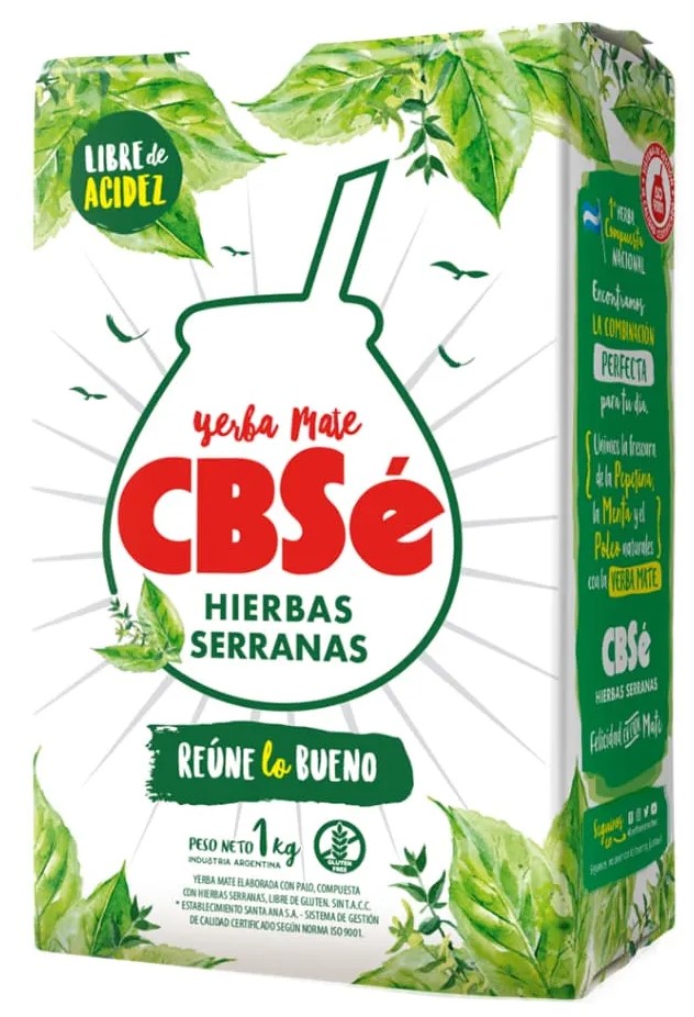 CBSE YERBA HIERBAS SERRANAS 1kg x12