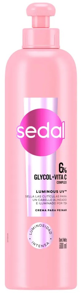 SEDAL CR PARA PEINAR LUMINOUS UV 300ml x12
