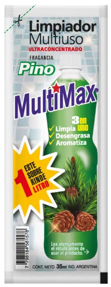 DISPLAY MULTIMAX LIMP LIQ P/DIL PINO 1L x50 (4/B)