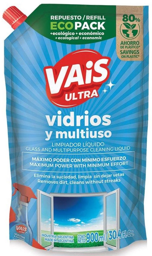 VAIS LIMPIAVIDRIOS EP 900ml x12