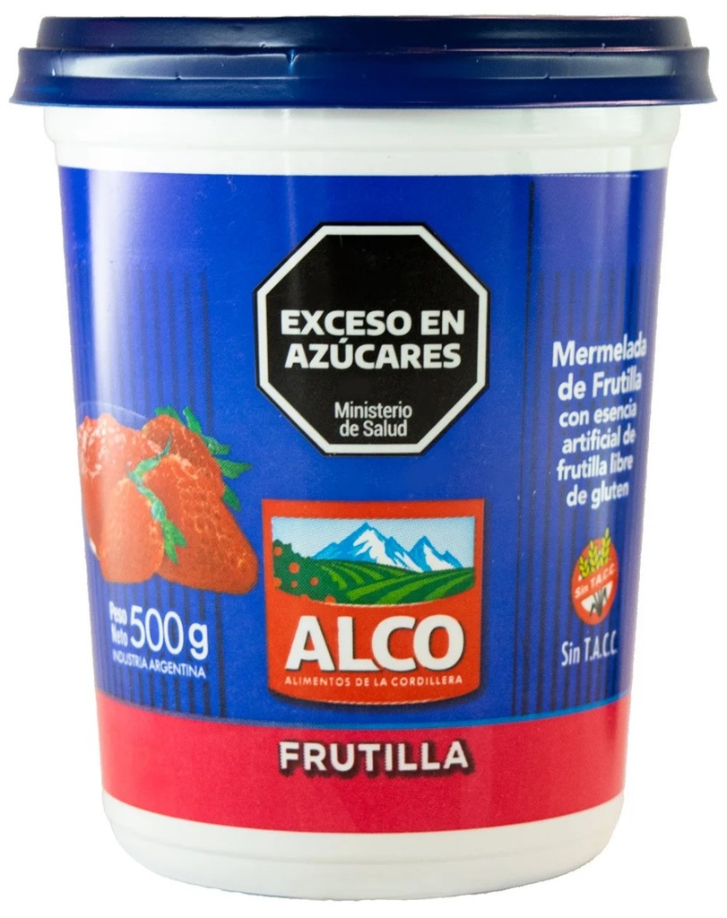 ALCO MERMELADA POTE FRUTILLA 500gr x12