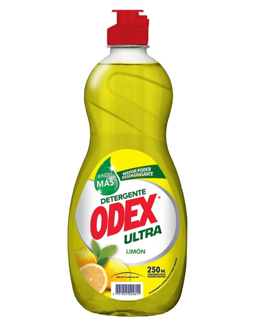 DETERGENTE ODEX LIMON 250ML X12