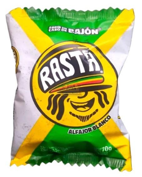 ALFAJOR RASTA BLANCO DDL X24 70GR
