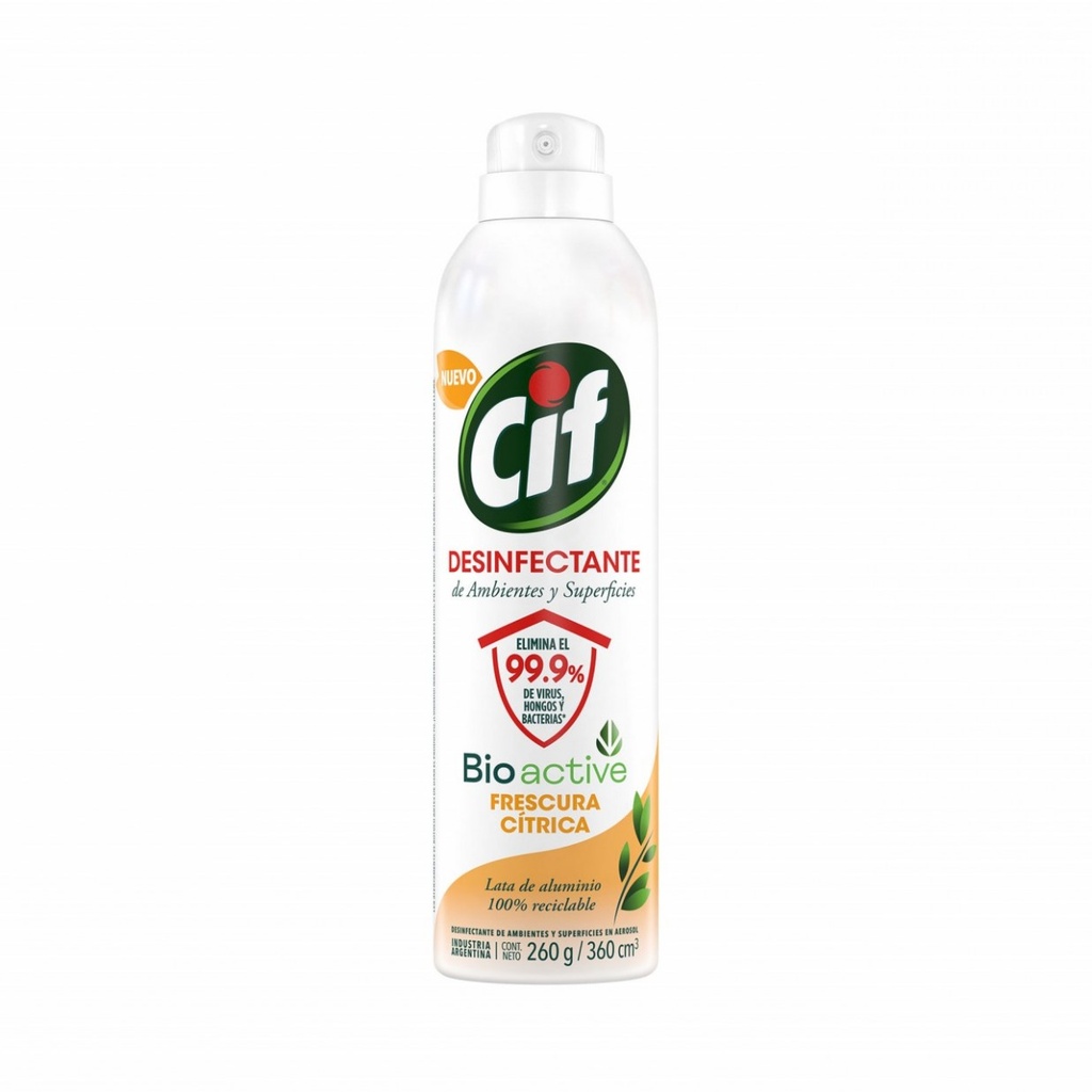 CIF AERO DESINF FRESC CITRICA X12 360CC