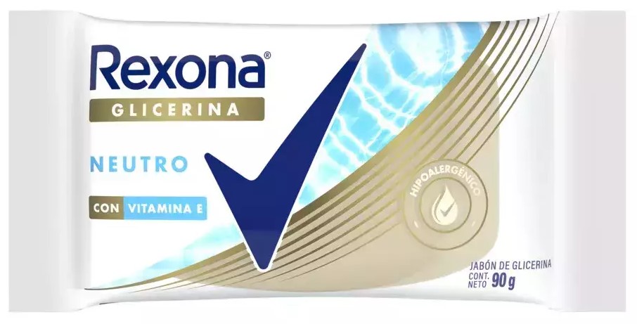 REXONA JABON GLICERINA NEUTRO 90gr x108