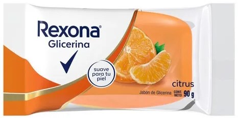 REXONA JABON GLICERINA CITRUS 90gr x108