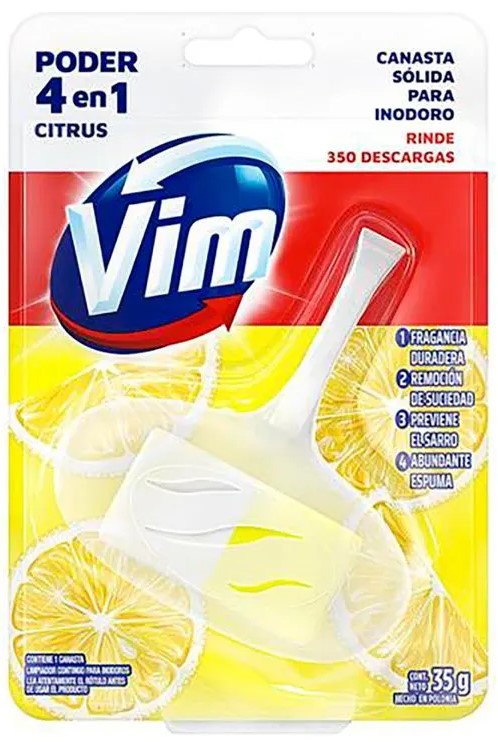 VIM CANASTA INODORO RIMBLOCK CITRUS 35gr x24
