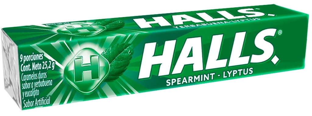 DISPLAY HALLS MENTA LYPTUS x12 25,2g x1 (30/B)