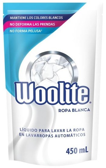 WOOLITE ROPA BLANCA 450ml x12