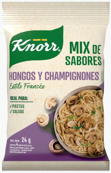 DISPLAY KNORR MIX SABORES HONGOS x4 x10 (4/B)