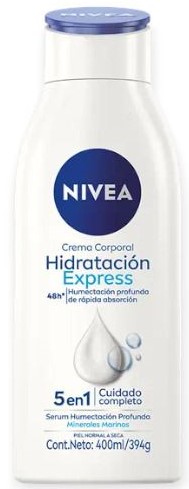 NIVEA CREMA HIDRAT EXPRESS 5EN1 400ml x6