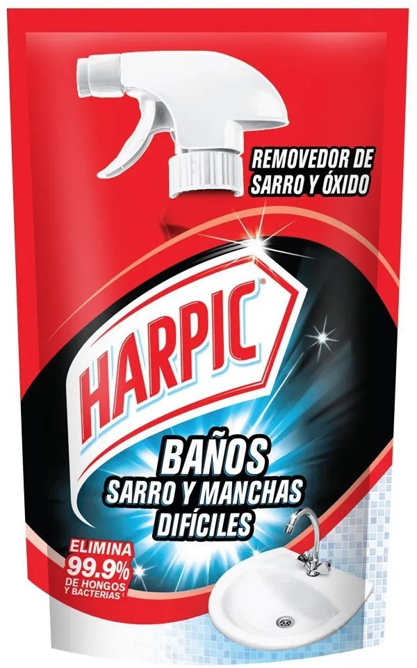 HARPIC LIMPIADOR BAÑO DP 420ml x12