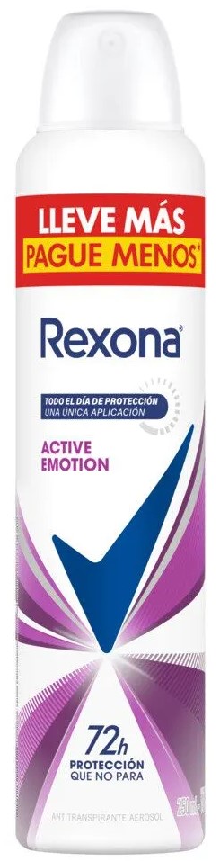 REXONA DEO MUJER ACTIVE EMOTION 250ml x12