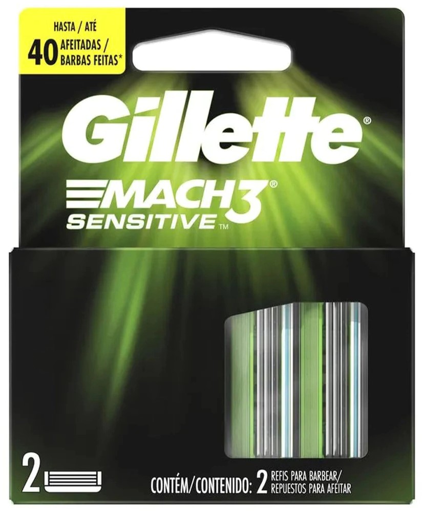DISPLAY GILLETTE REPUESTO MACH3 SENSIT x2 x12(6/B)
