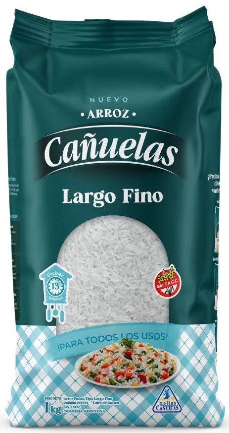 ARROZ CAÑUELAS LARGO FINO 1kg x10