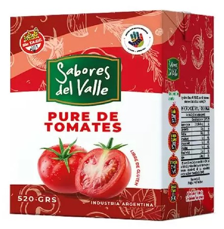 PURE DE TOMATE SAB DEL VALLE 12X520G