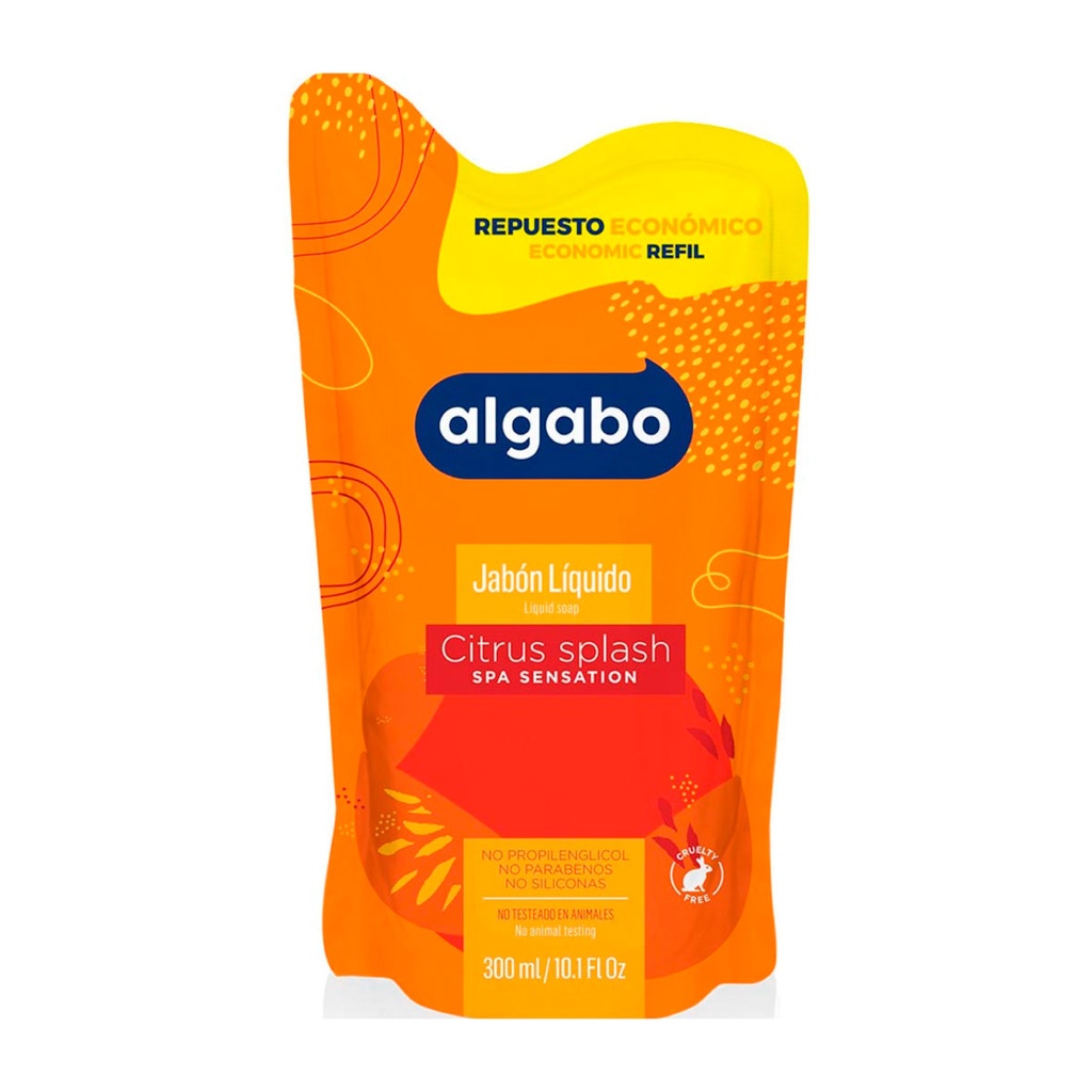 ALGABO JABON LIQUIDO CITRUS DP 300ml x12